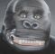 King Kong (Ikonen 1), 2024. Öl auf Leinwand, 60 x 60
